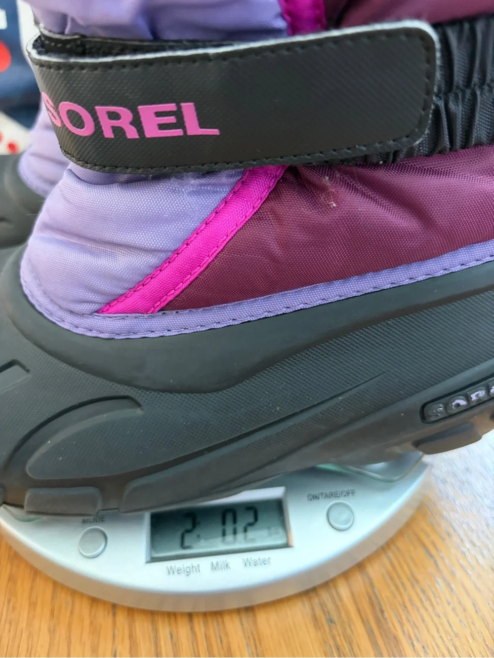 Sorel Flurry Purple Girls Winter Snow Boots Youth 3